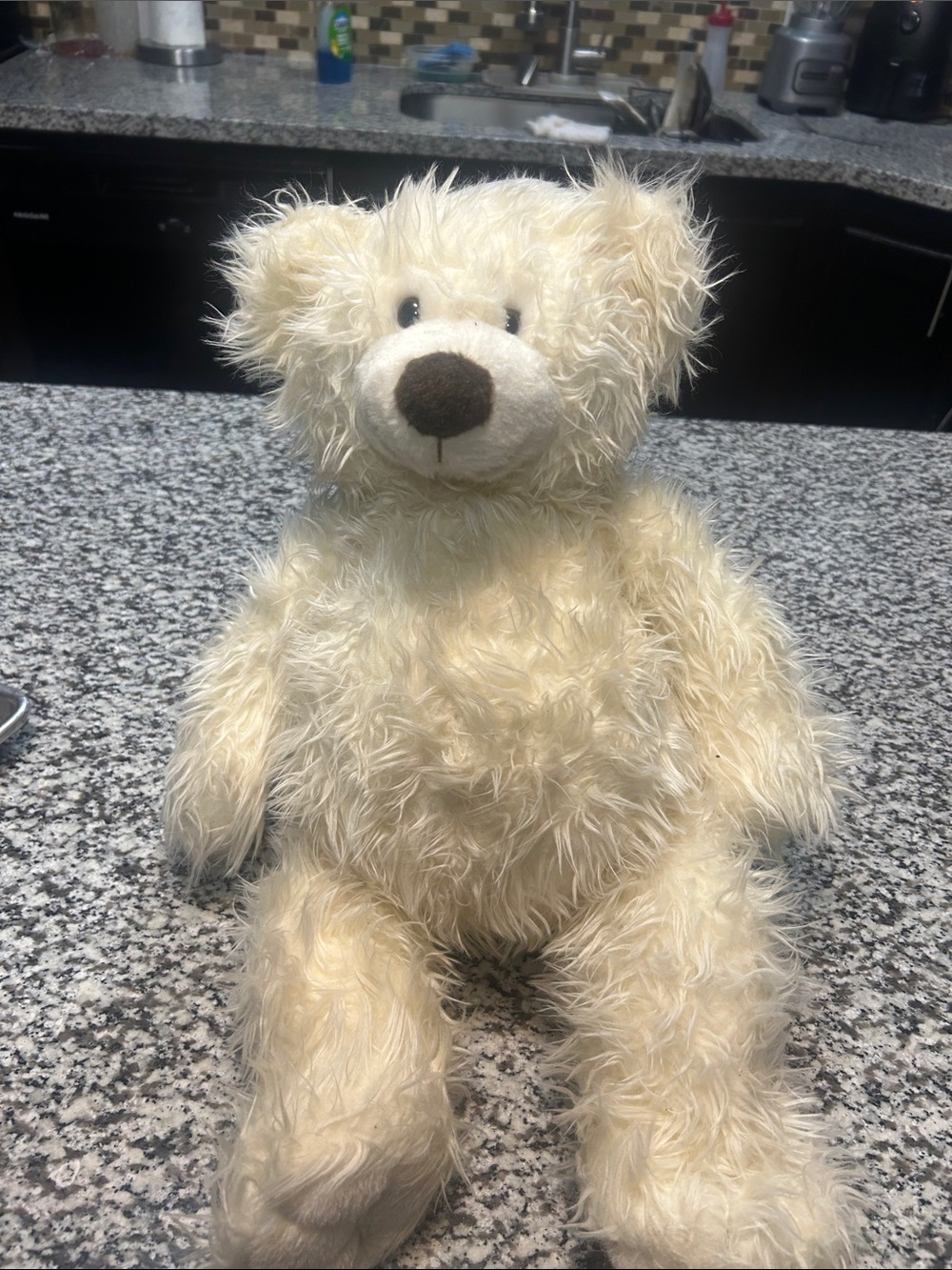 25 year anniversary-Build A Bear Cream Teddy Bear – Soft Cuddly Kids Toy